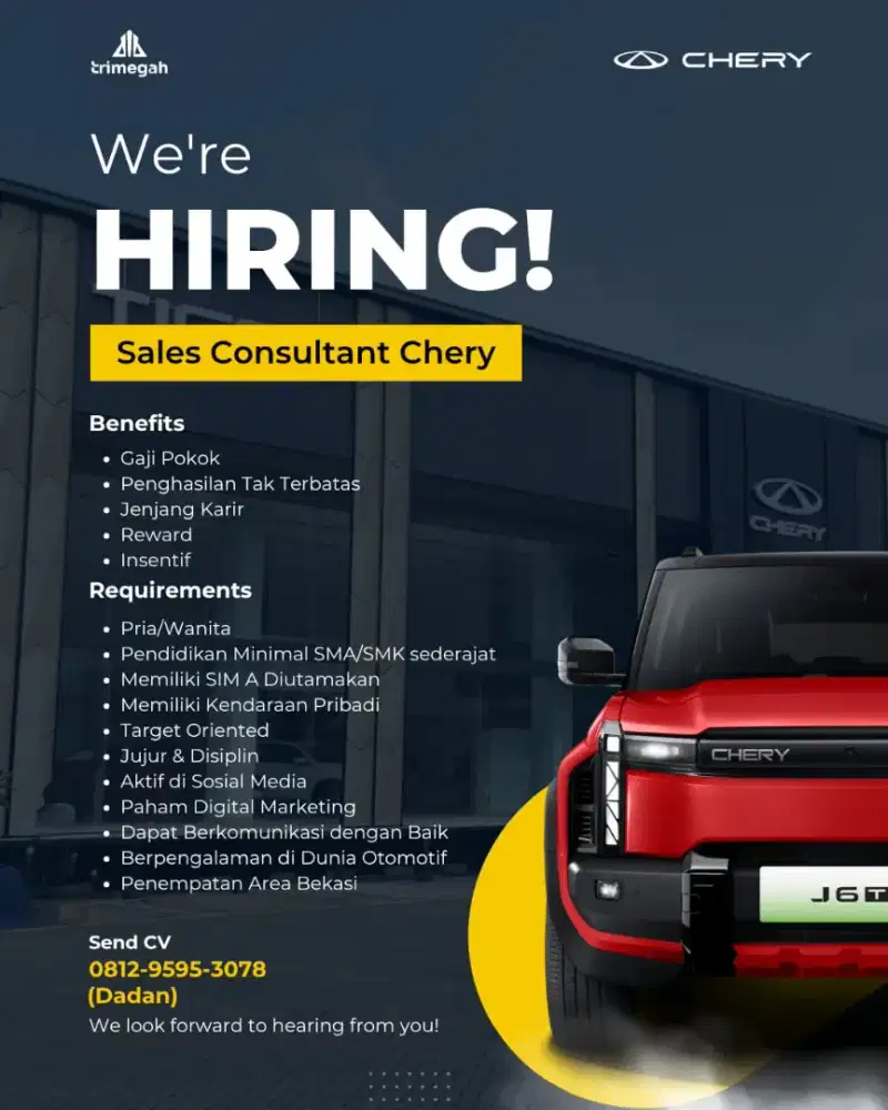 Sales Konsultan Chery Trimegah