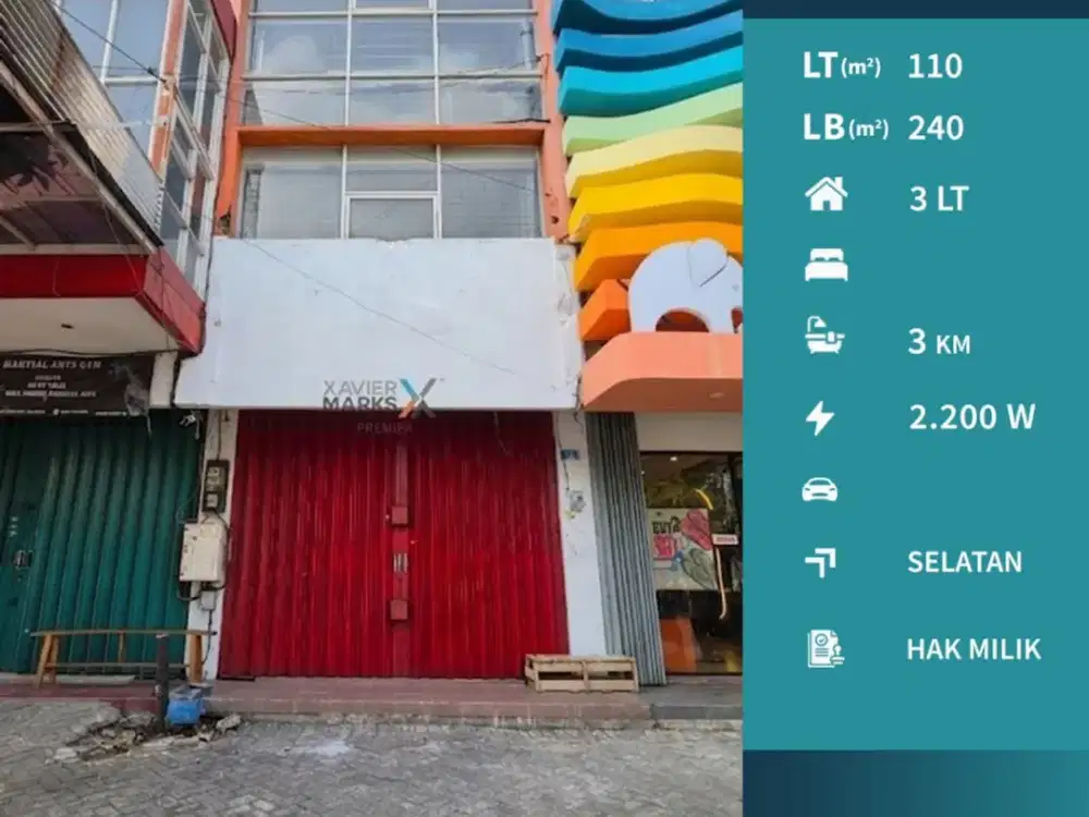 Disewakan Ruko Kawasan Bisnis Dekat Kampus di Grand Soekarno Hatta Malang