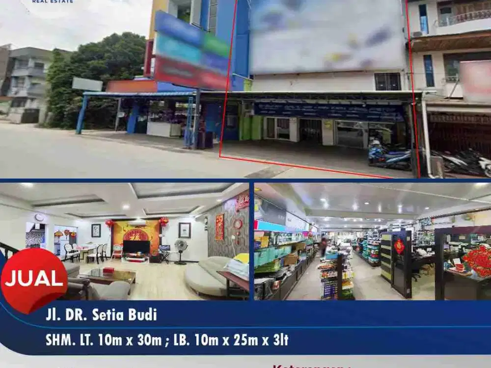 Ruko tengah kota lebar 10