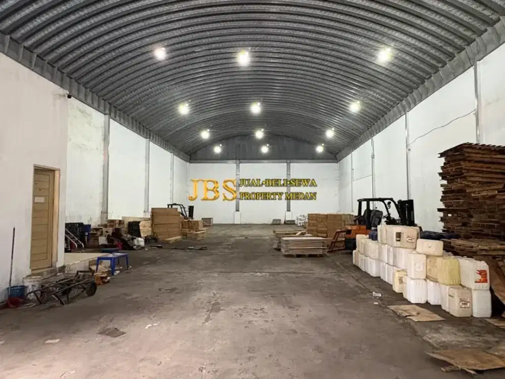 Dijual Gudang Hook 1 Tingkat di Komplek Gudang Intan Jalan Letda Sujono - Medan