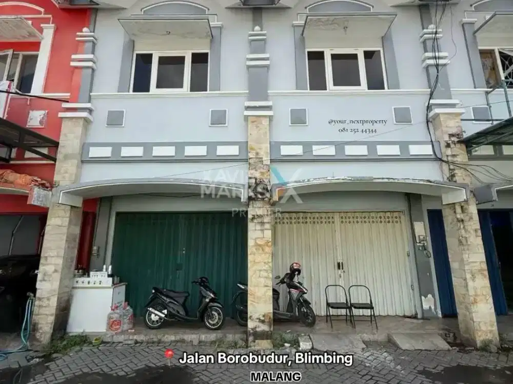 Ruko Jejer Dua Siap Pakai Di Jalan Borobudur, Blimbing Kota Malang