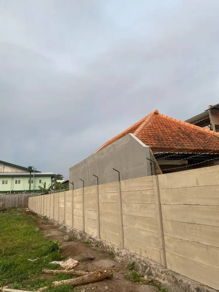 Pagar Panel Beton minimalis