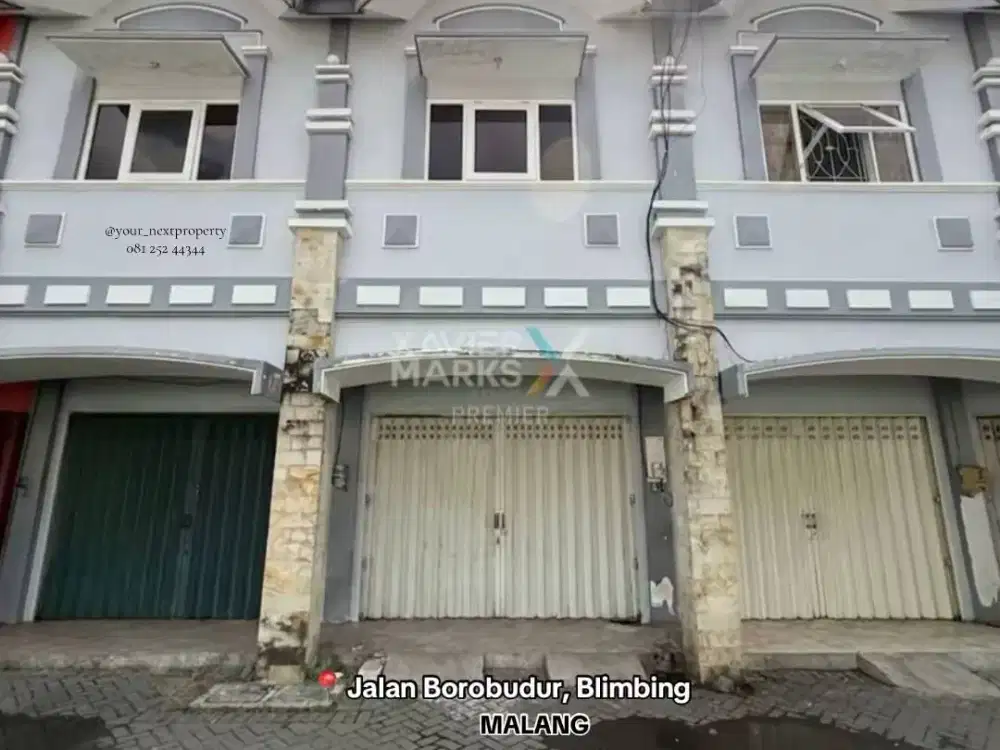 Ruko Jejer Tiga Di Jalan Borobudur, Blimbing Kota Malang