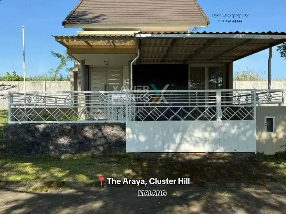 Rumah Minimalis Di Cluster Hill The Araya Dekat Binus Malang