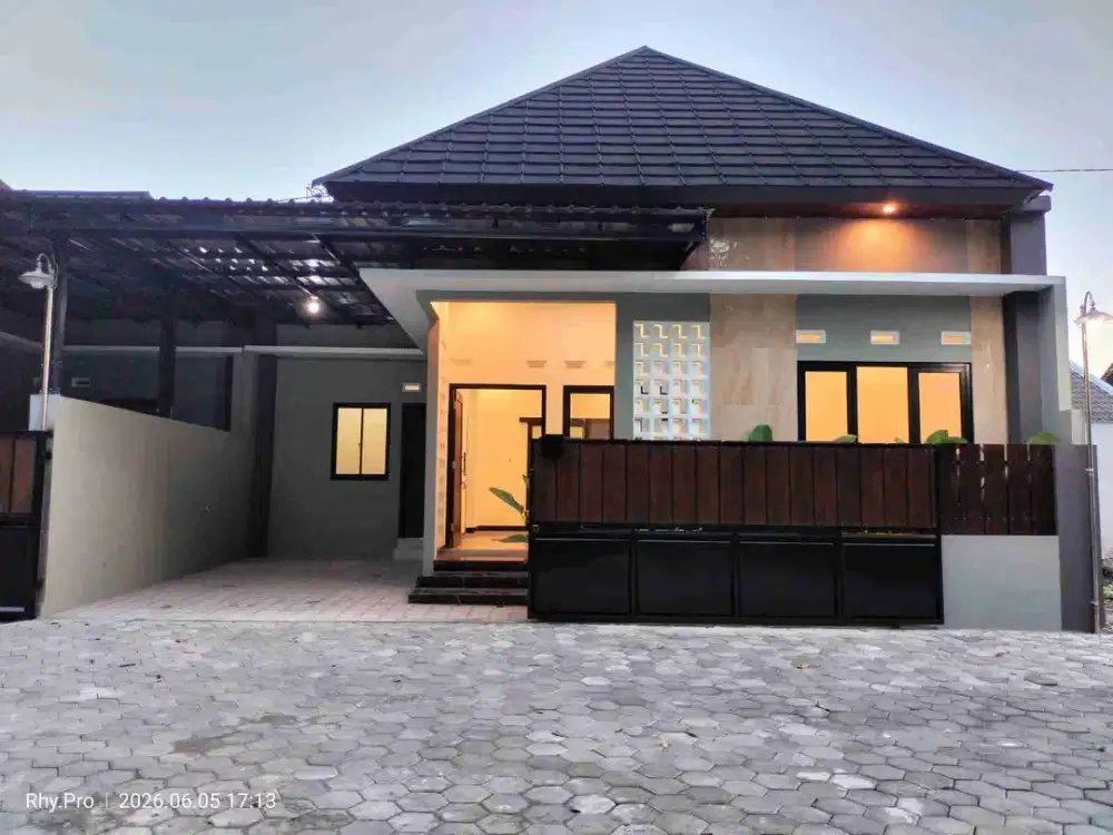 Rumah BARU LIMASAN MODERN dalam CLUSTER 5 Unit di Timur Tengkleng Gajah Jl. Kaliurang km 9