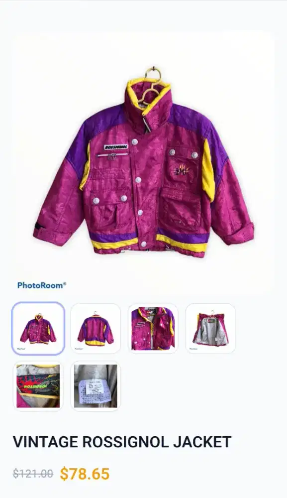 JAKET VINTAGE ROSSIGNOL