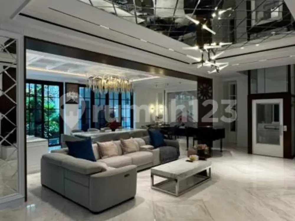 Rumah Mewah Brand New American Classic di Darmawangsa Kebayoran Baru Lokasi Prime