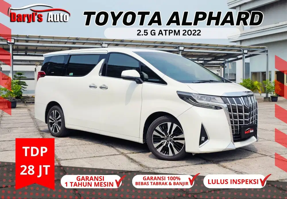 2022 Toyota Alphard G ATPM 2.5 New Model Facelift TDP 28jt