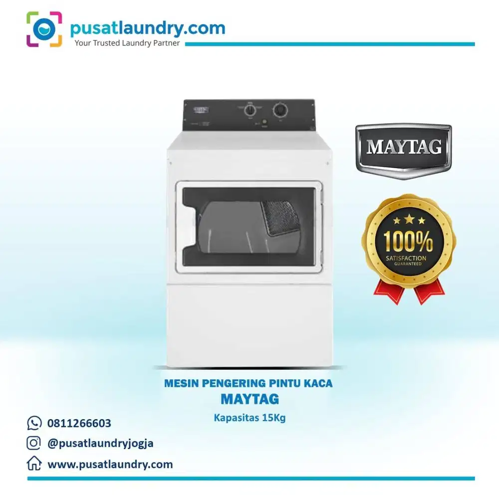 Mesin Pengering Maytag 15 Kg MDG20MN Original Pindah Panel