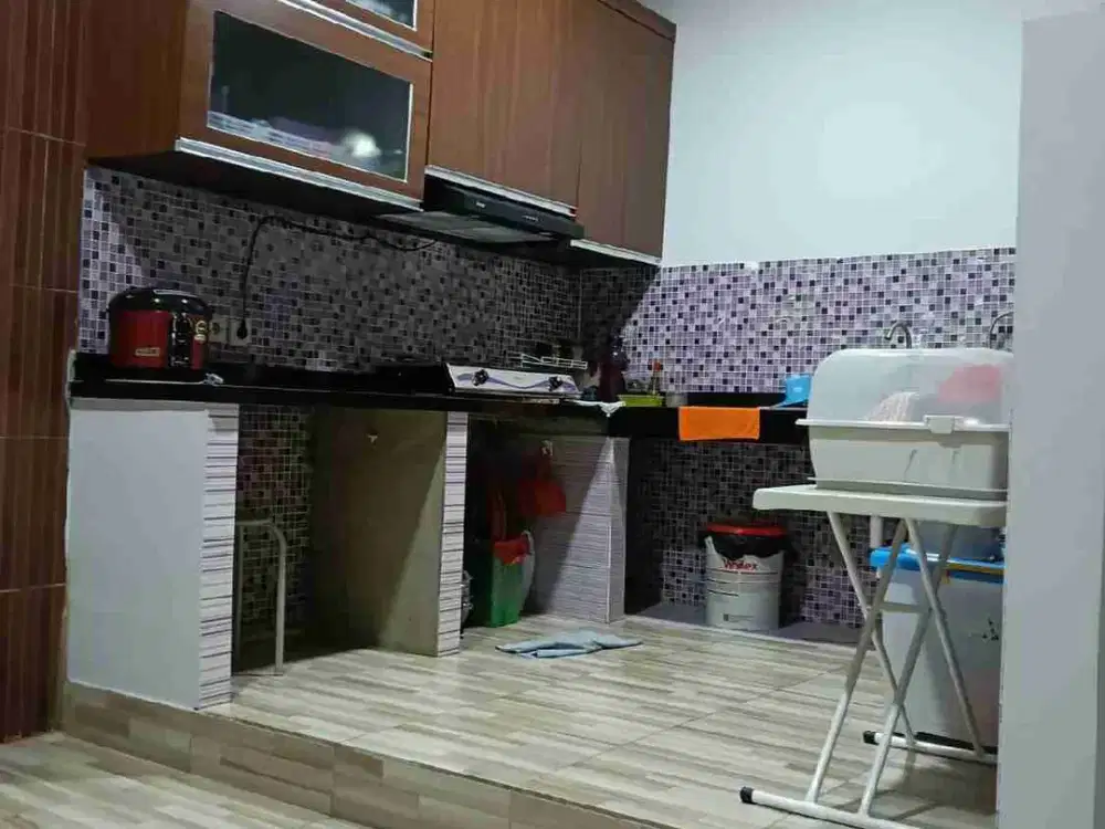 rumah siap huni full furnish cluster taman sari harapan indah bekasi