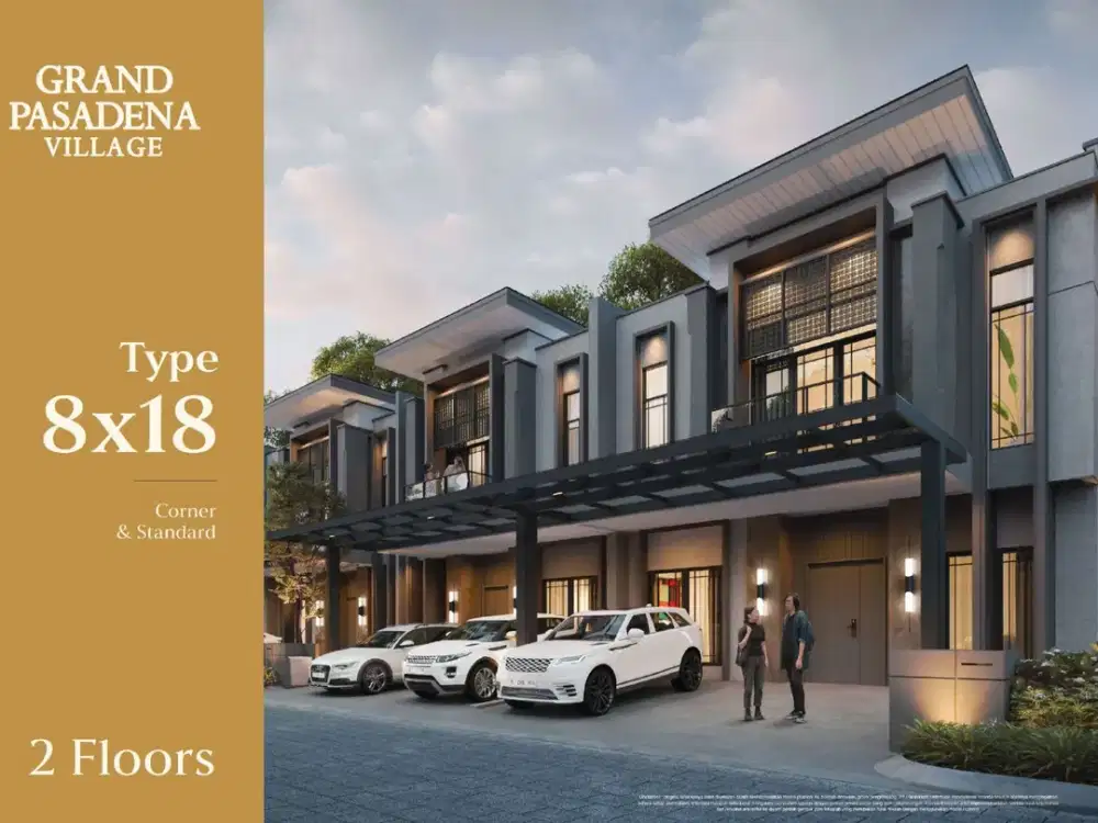 Rumah Mewah Grand Pasadena Village LT 144 LB 204, 5 Kamar Tidur Harga 5 Miliar