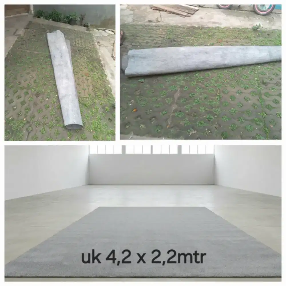 Murah Karpet Abu2 besar 4,2x2,15 mtr