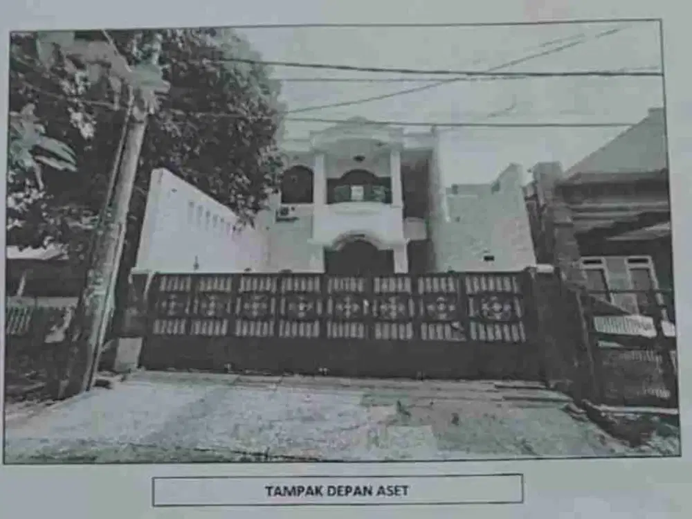 DIJUAL VIA LELANG RUMAH 2 LANTAI CIPINANG MUARA.
