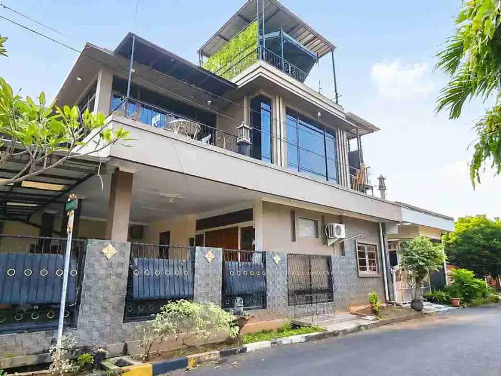 Rumah Hook Mewah Furnished dengan Material Premium di Duta Harapan Bekasi Utara
