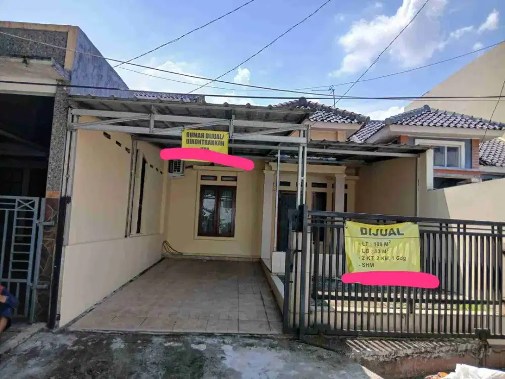termurah rumah di jatiluhur jatiasih bekasi kota