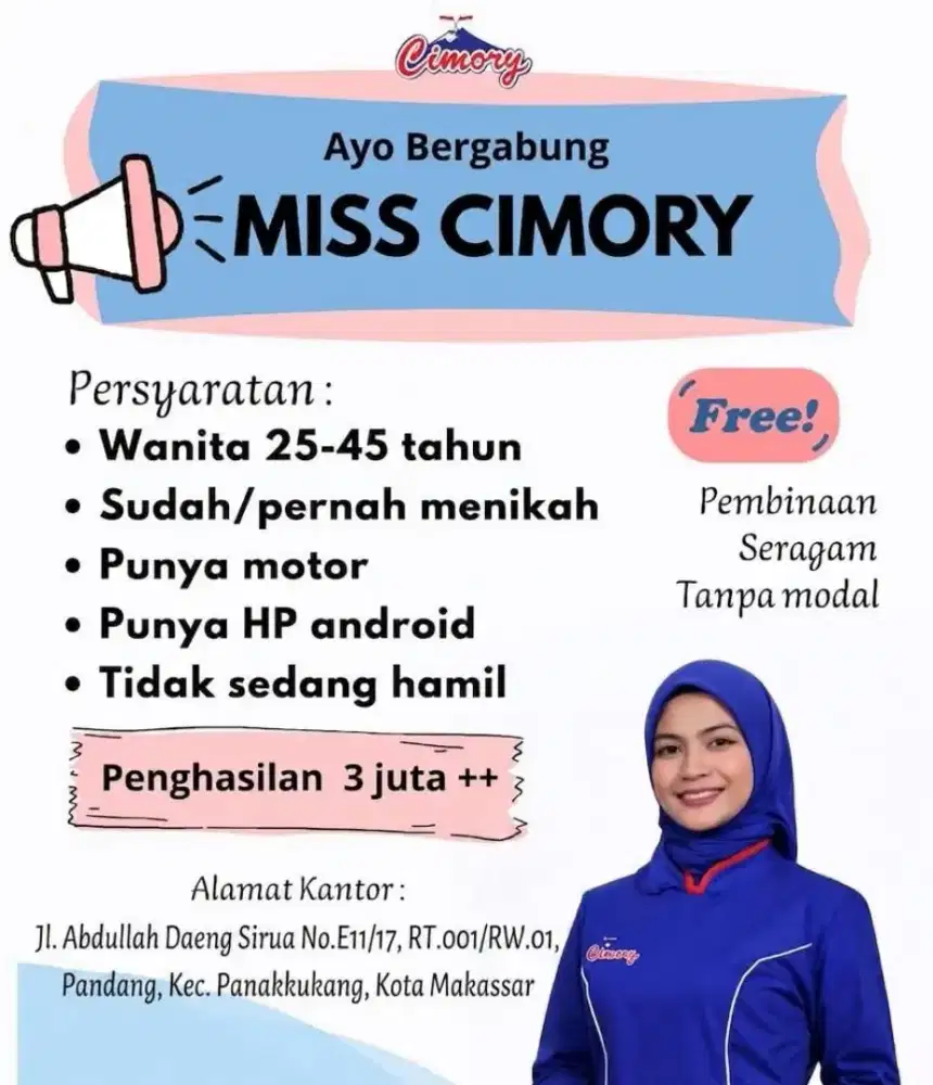Lowongan Miss Cimory
