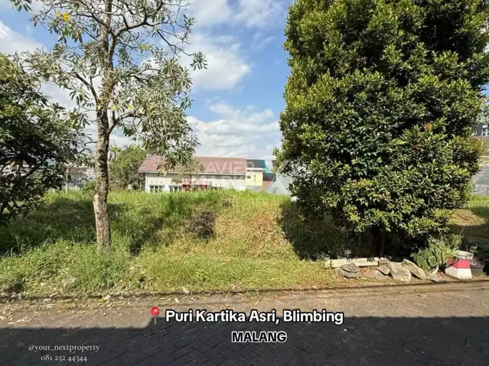 Tanah Kavling Di Perumahan Puri Kartika Asri, Blimbing Kota Malang