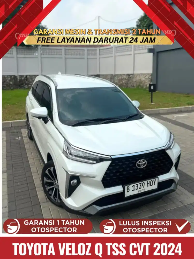 Toyota Veloz Q TSS CVT 2024 Veloz Q TSS Matic 2024 Veloz New 2024