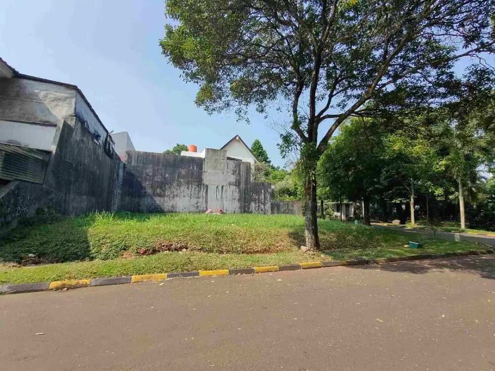 KAVLING PUSPITA LOKA BSD HOEK POSISI DI DEPAN VIEW SUNGAI
