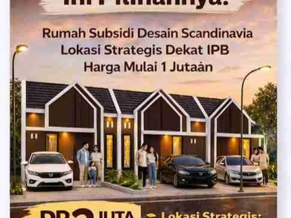 Rumah subsidi Scandinavia bogor
