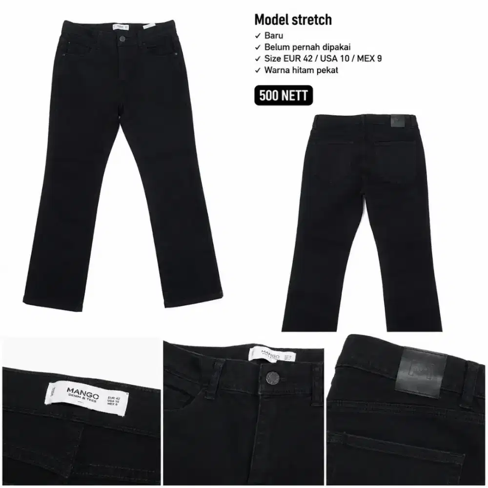 Celana panjang, preloved, celana branded, fashion pria