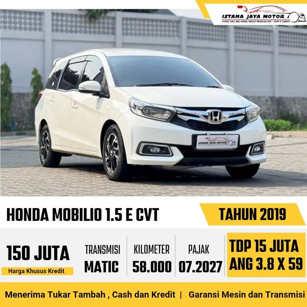 Honda Mobilio E AT th 2019 #istana jaya motor