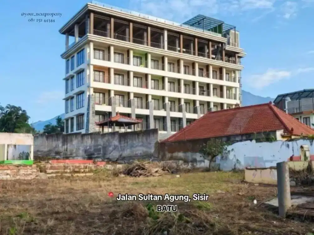 Tanah Di Poros Utama Jalan Sultan Agung, Kota Batu