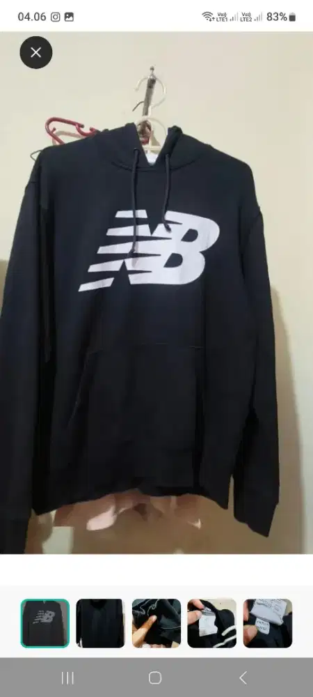 Hoodie new balance big logo