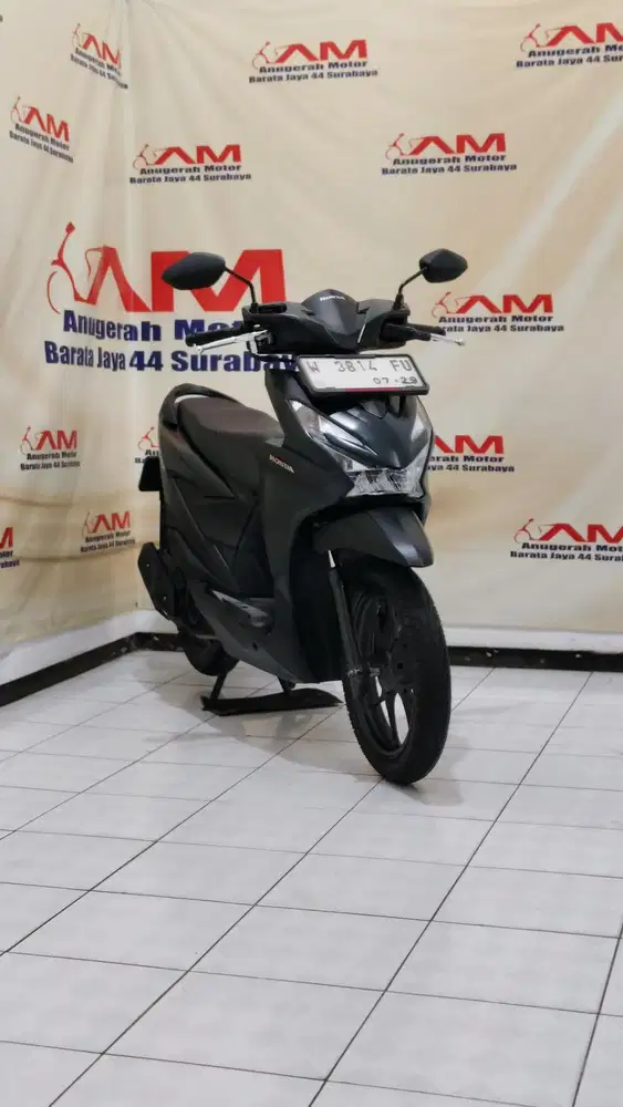 Am Barata #Honda beat deluxe keyless Tahun 2024 Hitam doff