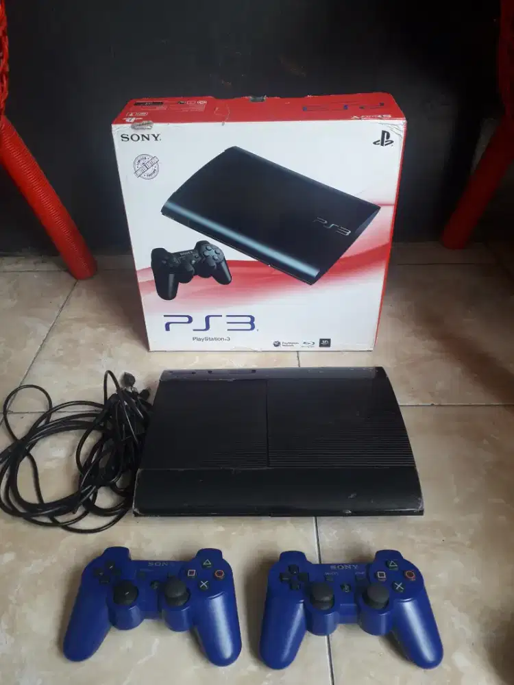 PS3 super slim 500gb normal fullset poris cipondoh