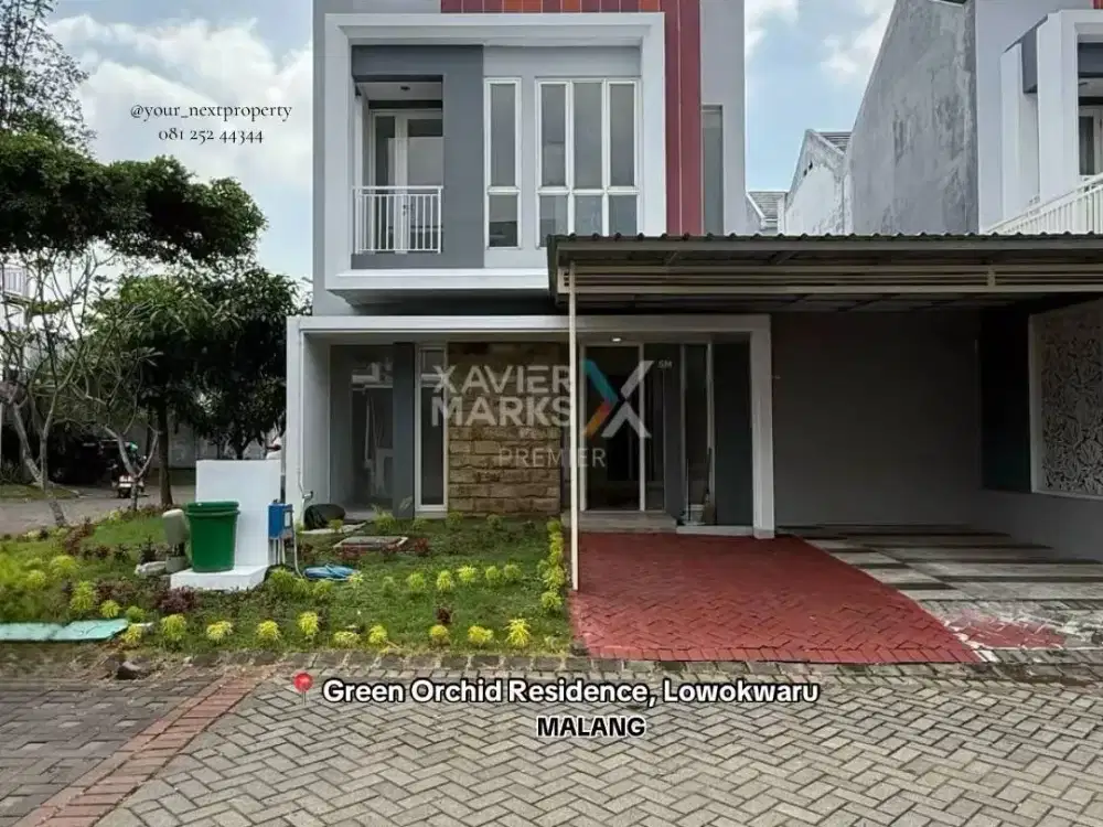 Rumah Modern Posisi Hook Di Green Orchid Residence, Suhat Lowokwaru Kota Malang