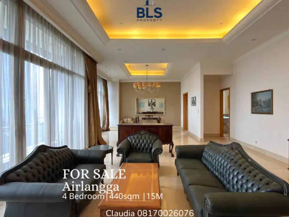 FOR SALE Apartment Airlangga 4BR