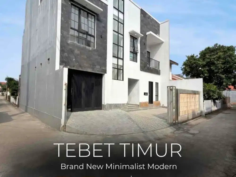Termurah!!, Dijual Brand New House 3 Lt  Di Tebet Timur, Akses 1 mobil mudah, lokasi strategis, Nego !!