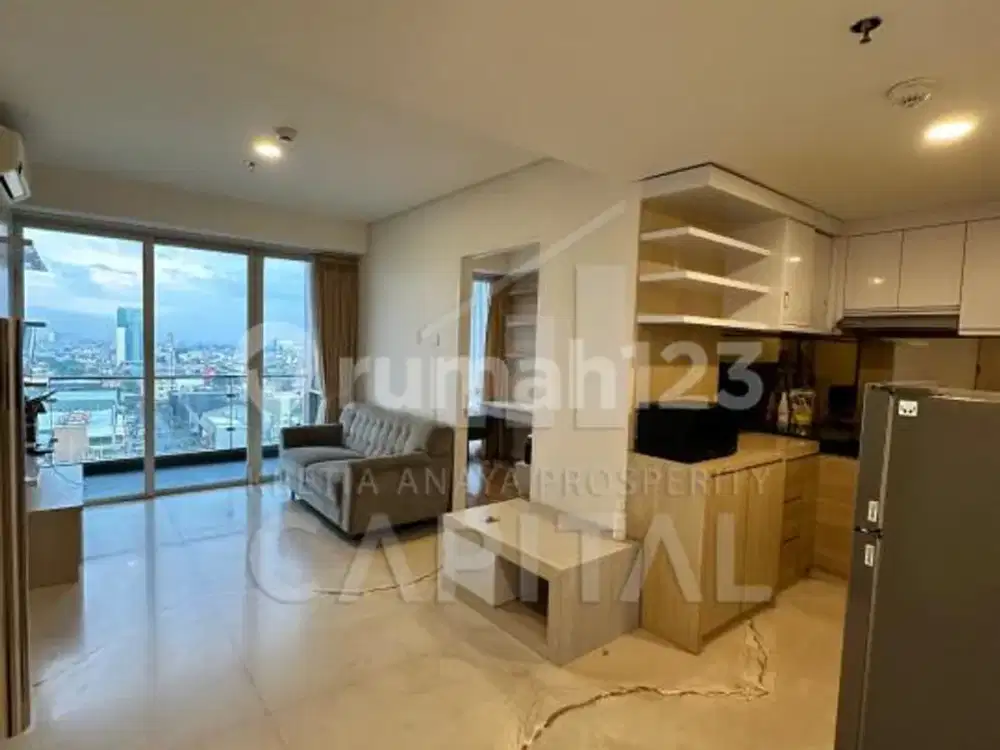 Unit Istimewa Landmark Residence Apartment Type 2Br Furnished City View di Lantai 12 Depan Pocket Garden