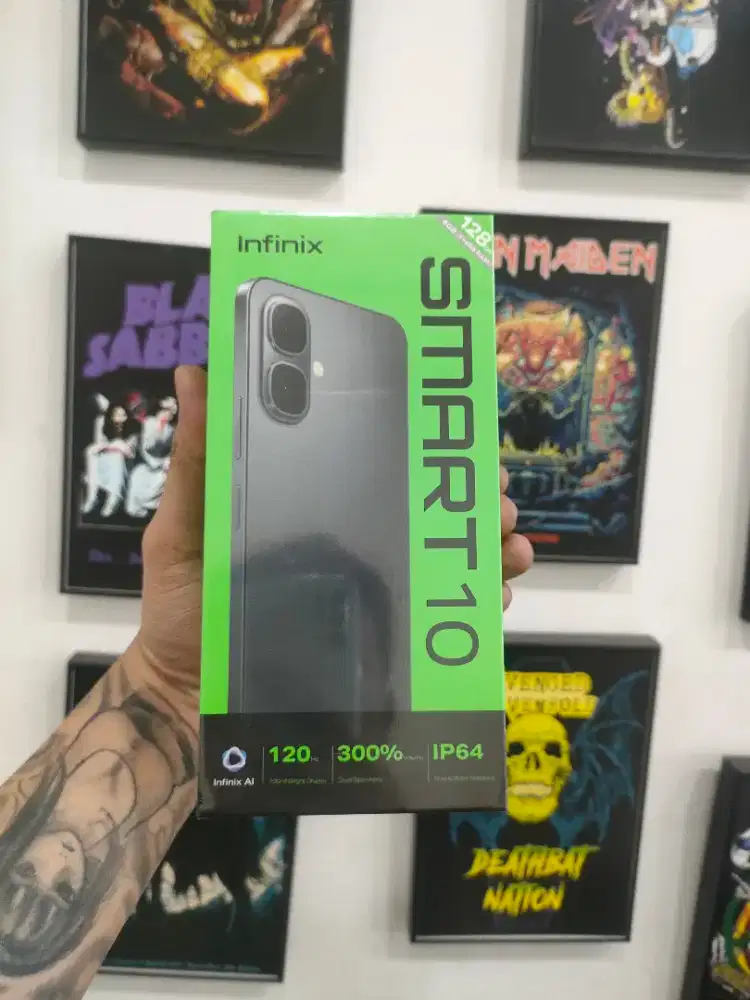 INFINIX SMART 10 4/128 NEW SEGEL BOX