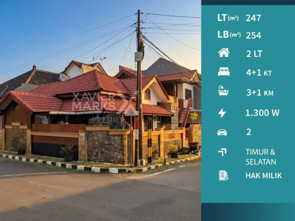 Dijual Rumah di Sulfat Agung Blimbing Malang Semi Furnish