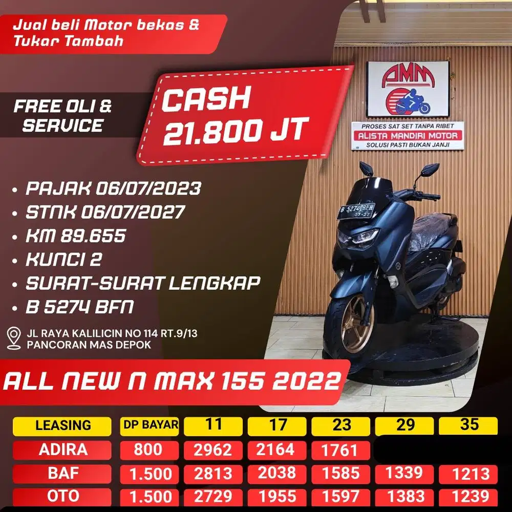 KREDIT DP 800 ALL NEW N MAX 2022 BISA TRADEIN/PAKAI CC/PAYALTER