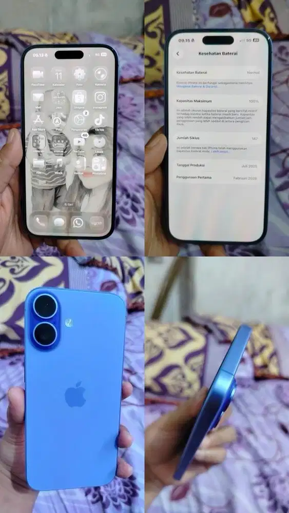 Dijual iPhone 16 128gb
