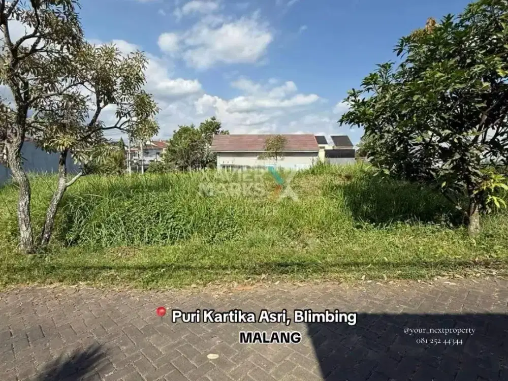 Tanah Kavling Di Perumahan Puri Kartika Asri, Blimbing Kota Malang