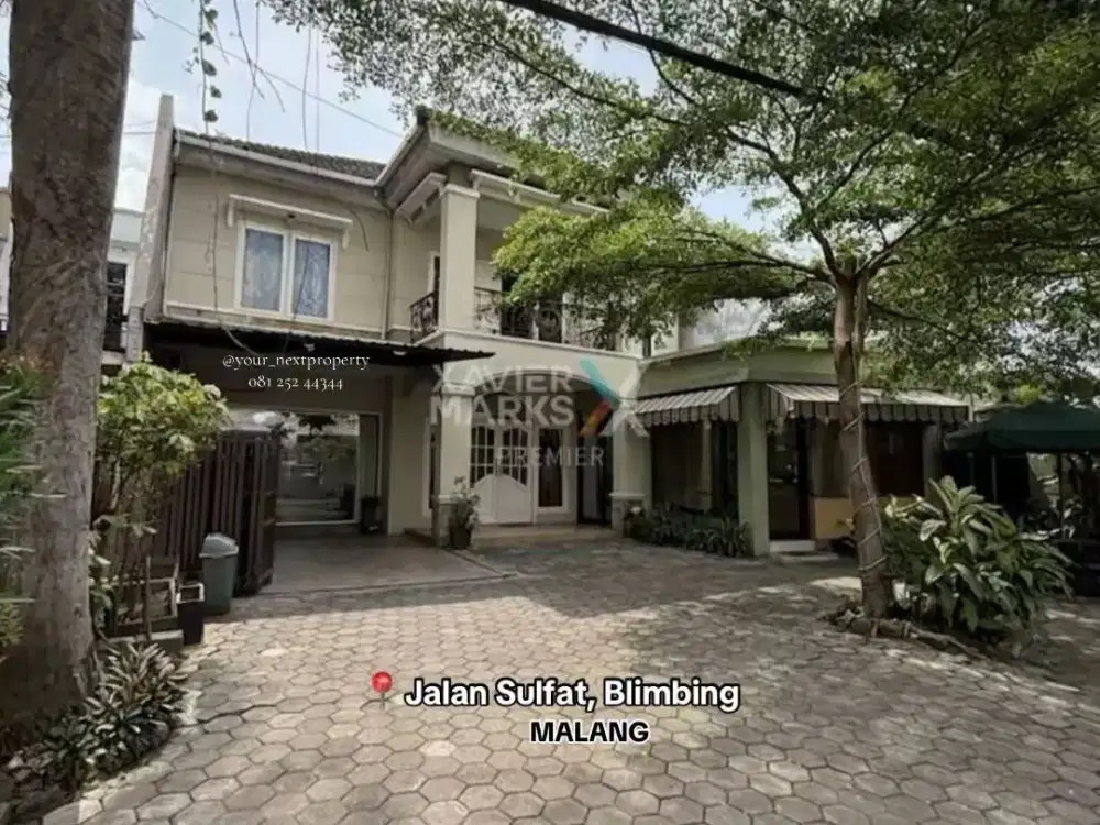Rumah Usaha Di Poros Jalan Raya Sulfat, Blimbing Kota Malang