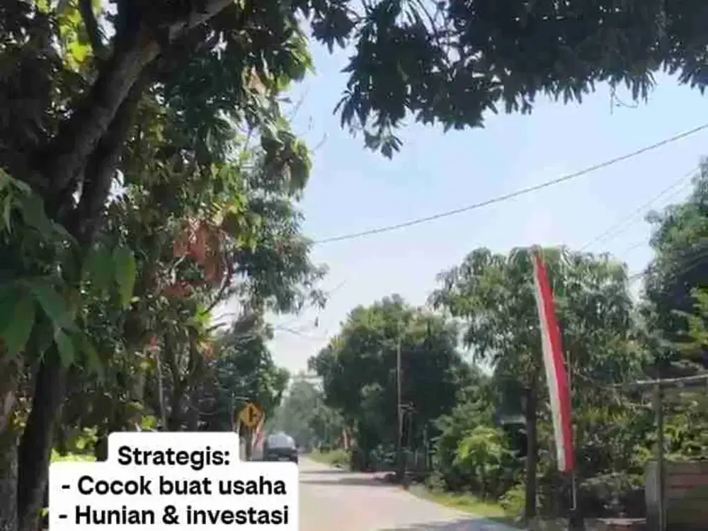 kavling pinggir jl DPU dekat waduk brambang sragen