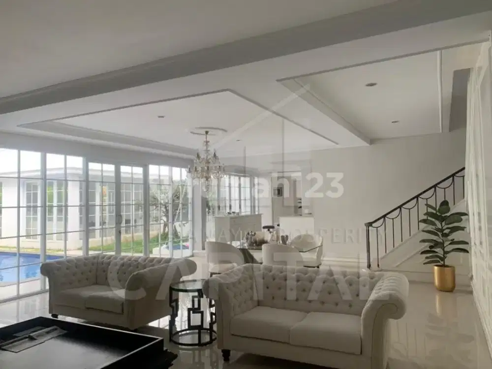 Luxurious beautiful American Classic Home di Cluster ter-eksklusif Rambut Kasih  di Kota Baru Parahyangan.