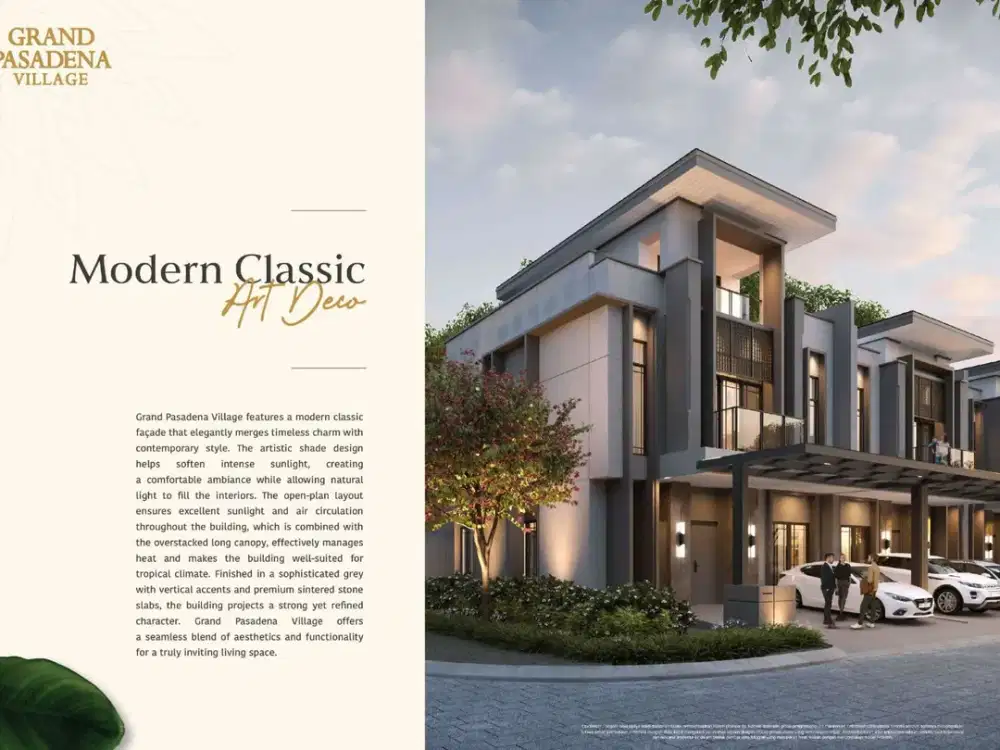 Hunian Eksklusif Grand Pasadena Village, Rumah Luas dan Elegan Harga 5 M