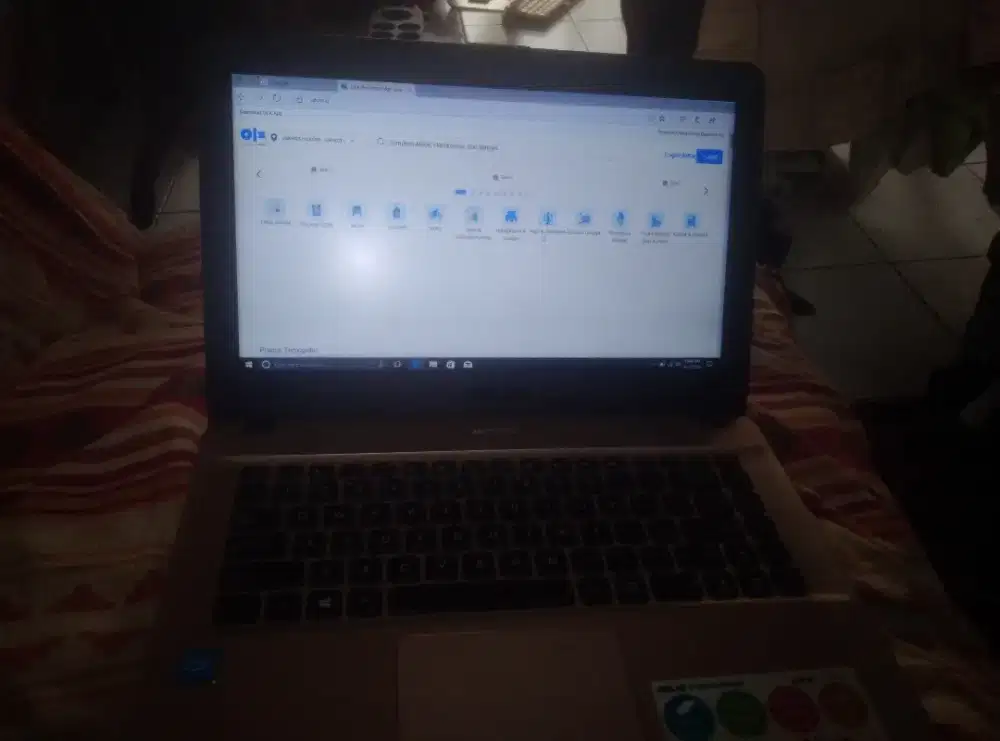 Laptop Asus X441S Siap Pakai Baterai Awet