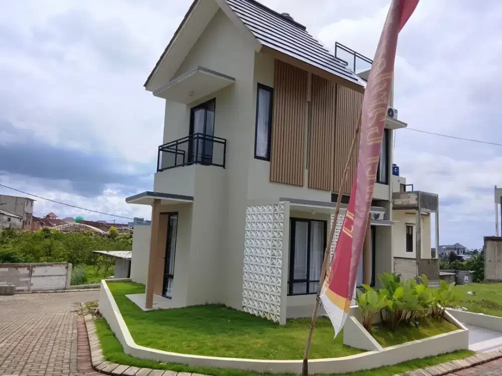 Vila Modern Kota Batu dengan Rooftop Panorama Gunung