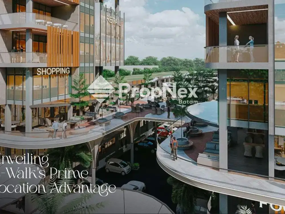 Dijual Take Over Ruko S Walk 3 Lantai New Concept Teluk Tering