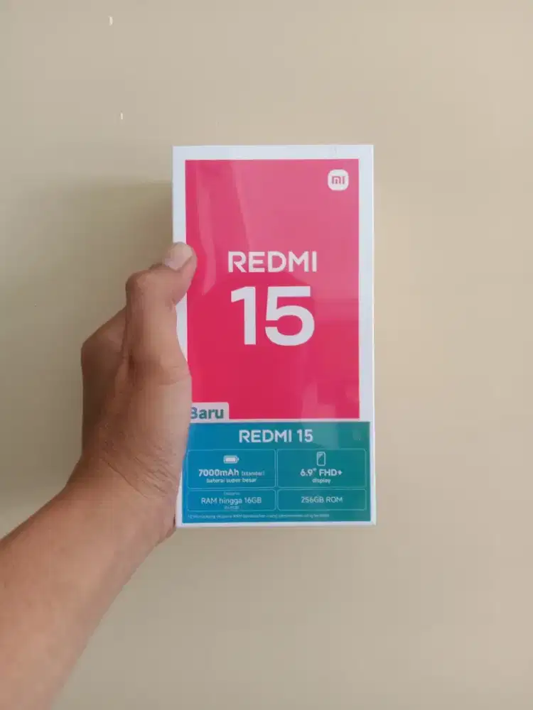 [ Fast respon WA ] Xiaomi Redmi 15 NFC 8+8/256 Garansi resmi 15bln