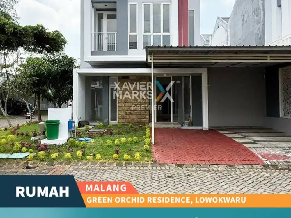 Rumah Modern Posisi Hook Di Green Orchid Residence, Suhat Lowokwaru Kota Malang