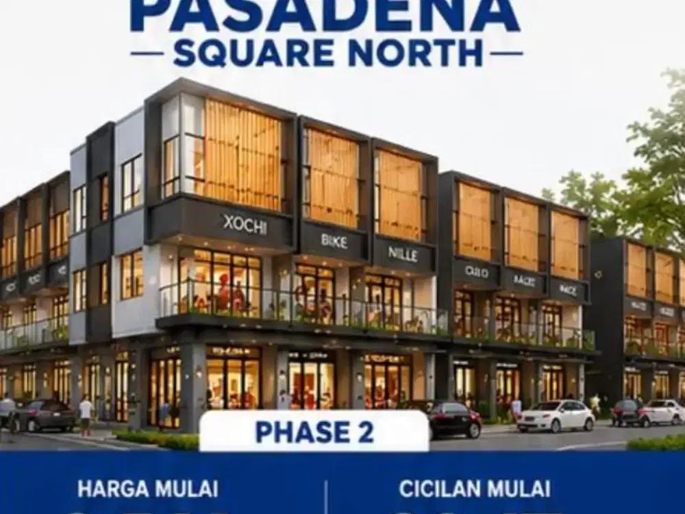 NEW Pasadena North Square Ruko Premium Jalan Boulevard Utama Gading Serpong - BSD