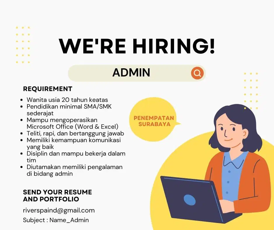 DIBUTUHKAN ADMIN